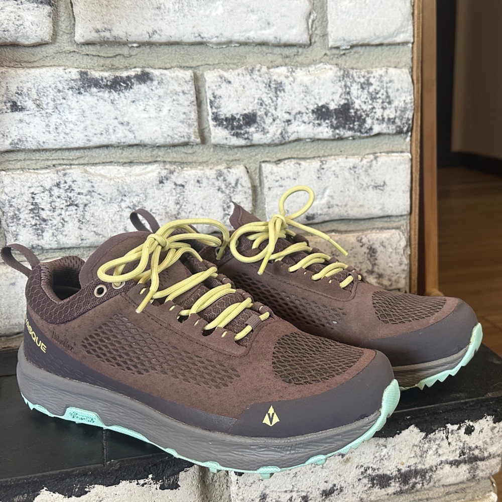 Vasque Brown and Yellow Athletic Shoes